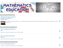 Tablet Screenshot of mathematics.svtuition.org